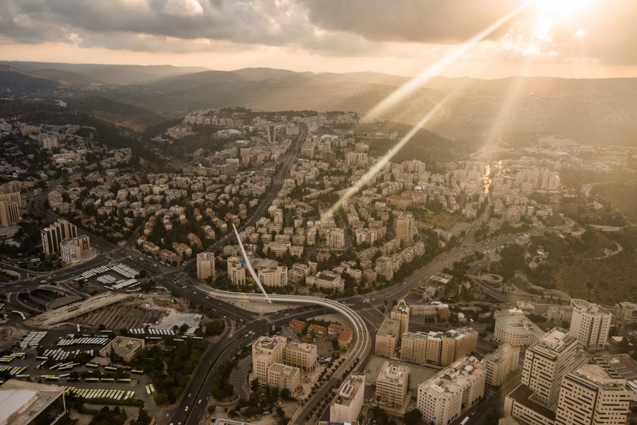 Birds Eye view of Jerusalem