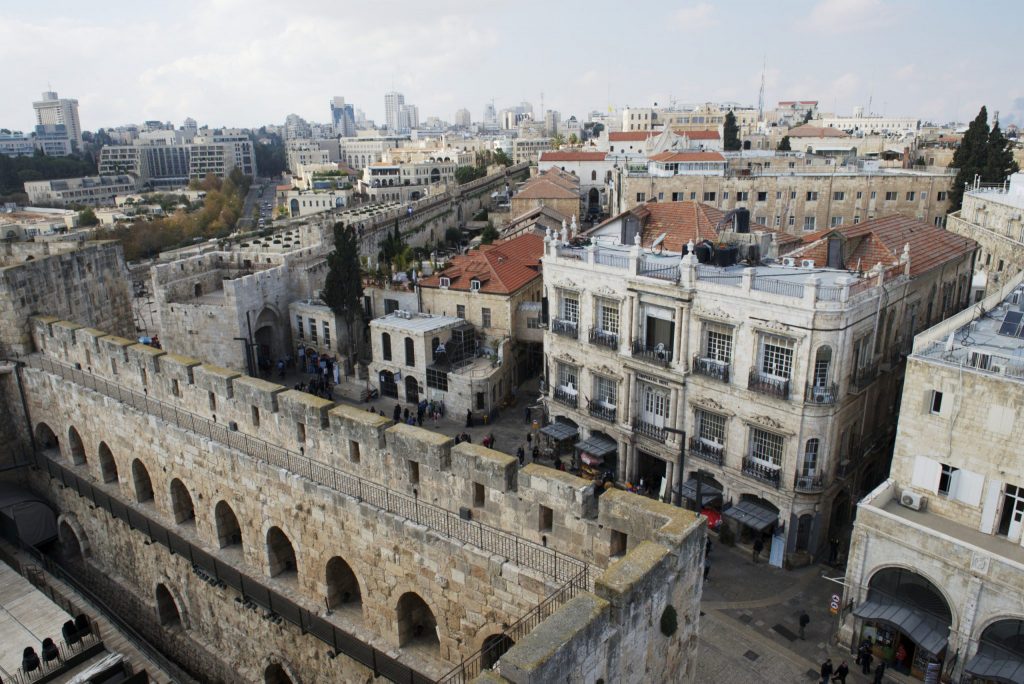 Jaffa Gate in the Old City of Jerusalem