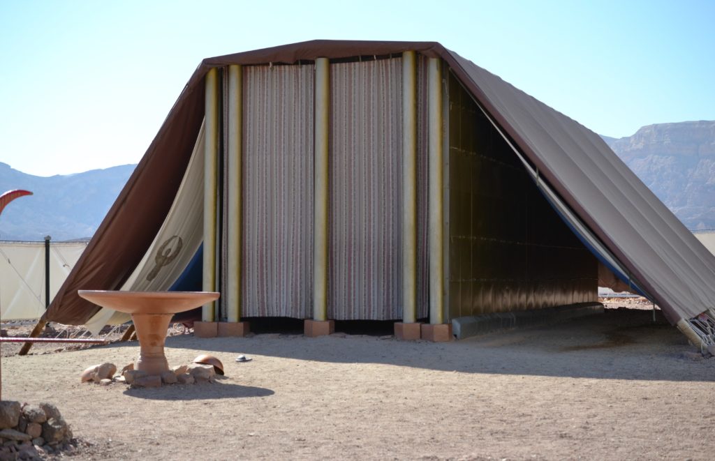 Tabernacle model in the desert
