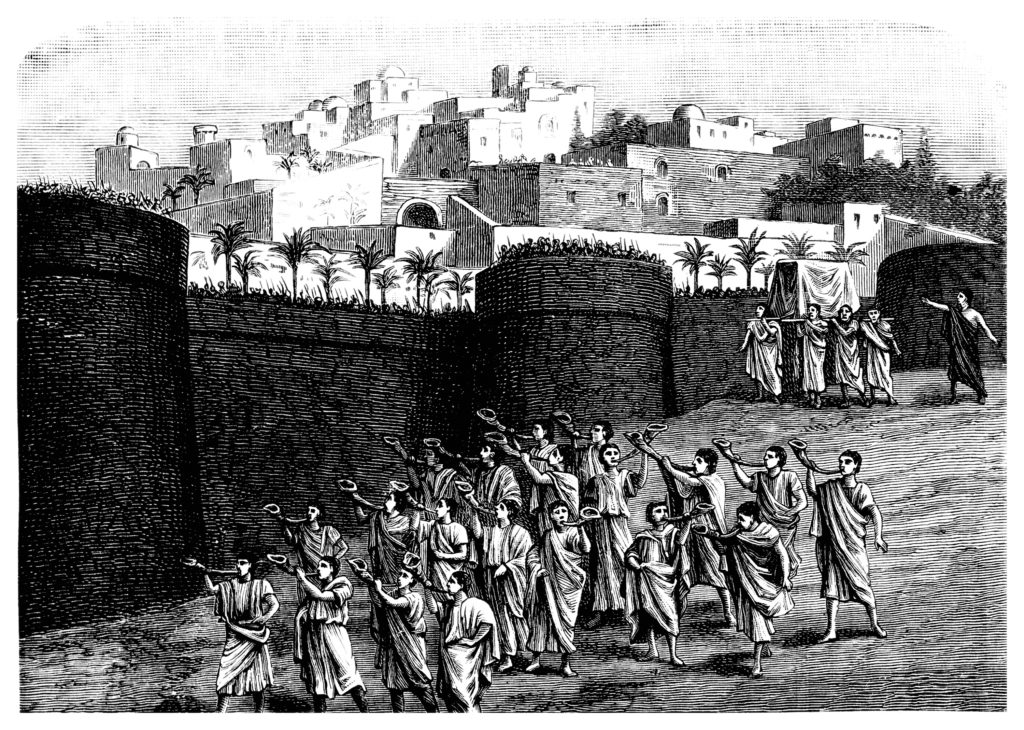 drawing of the old city Jerusalem