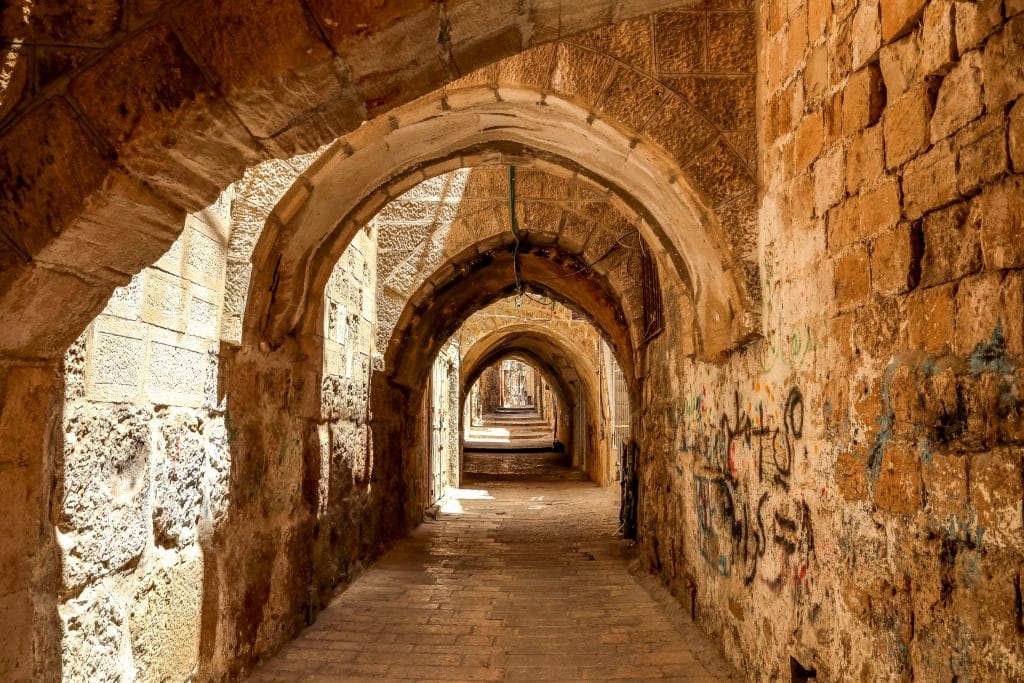 stone walkway in Jerusalem